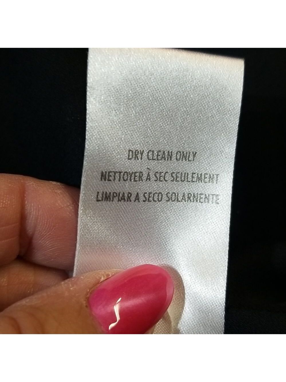 Casual Corner Midi Black and White Floral Dress Size 16 - Picture 7 of 8